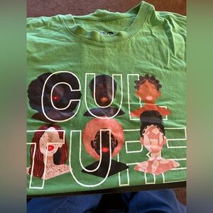 Green "Culture" Graphic Tee